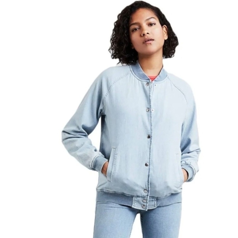 Levi's Light Blue Women's Bomber Jacket